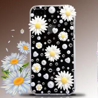 Clear Flower Case For Iphone 6 Case,iphone 6 Plus..