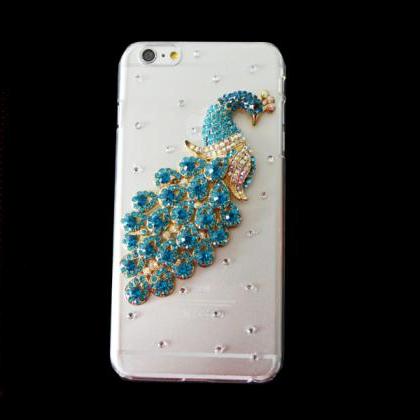 Bling Iphone 6 Plus Case ,the Peacock Case For..