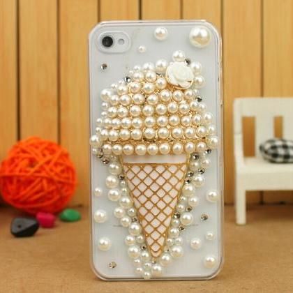 Bling Ice Cream Iphone Case , Iphone 4 4s..