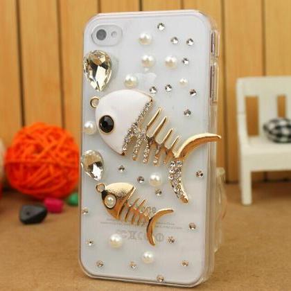 Cute Fish Iphone Case , Iphone 4 4s Case,iphone 5..